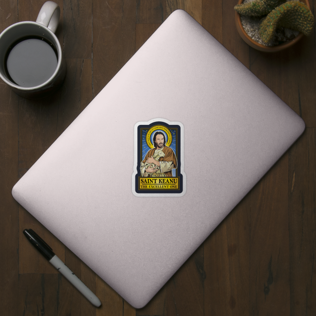 Saint Keanu by Pop Art Saints